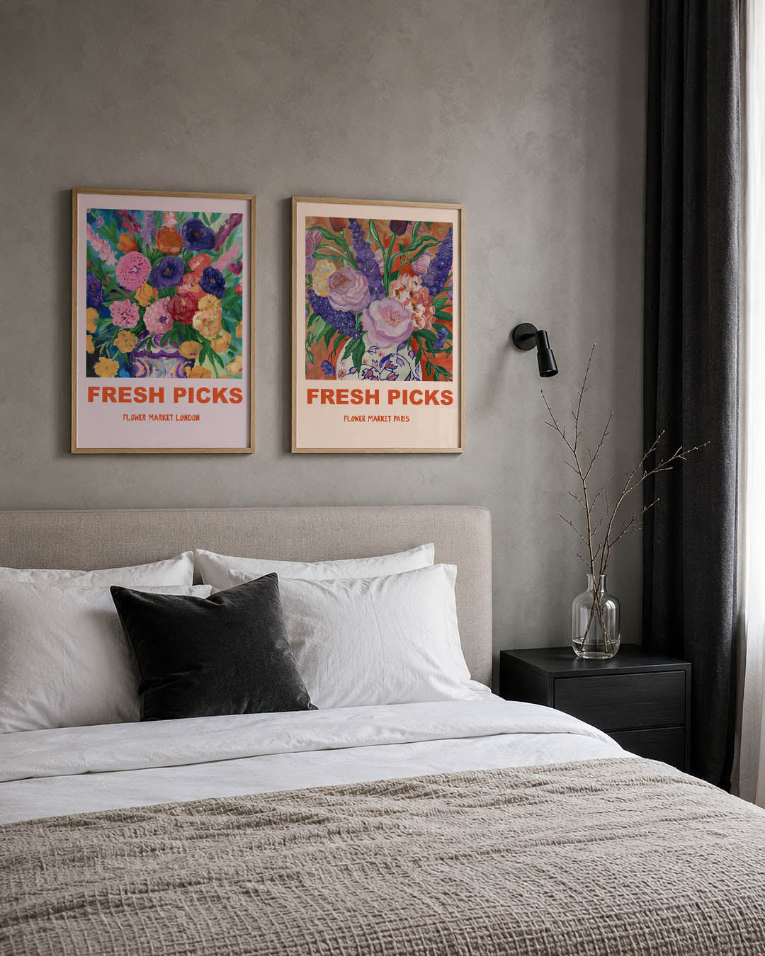 Bloemrijke kleurexplosie Posterset