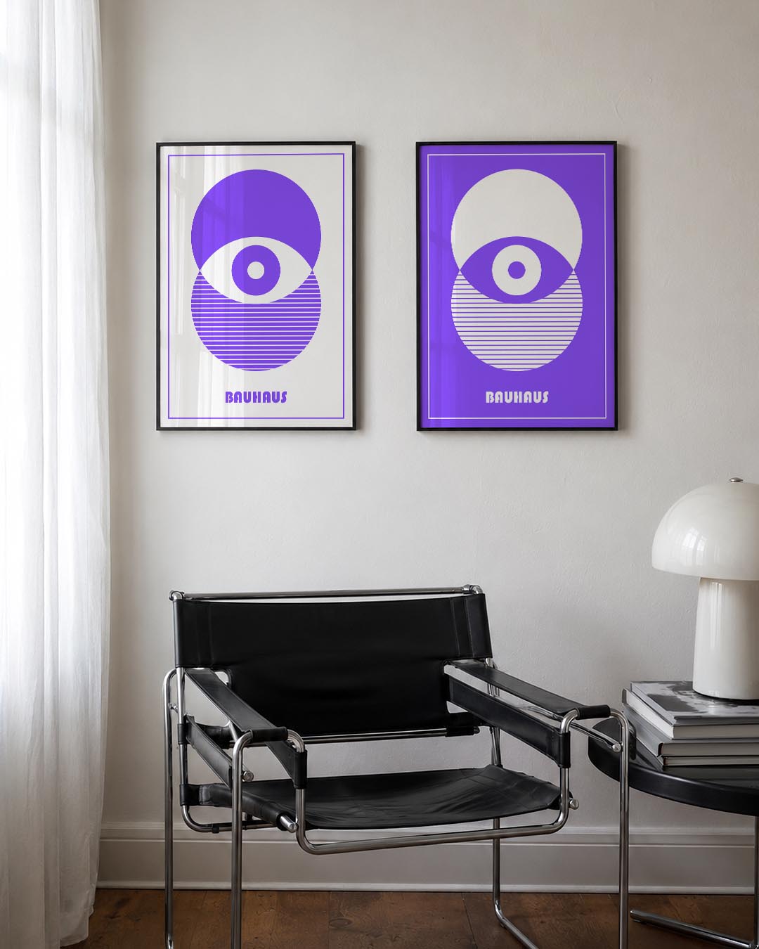 Cirkel en strepen Posterset