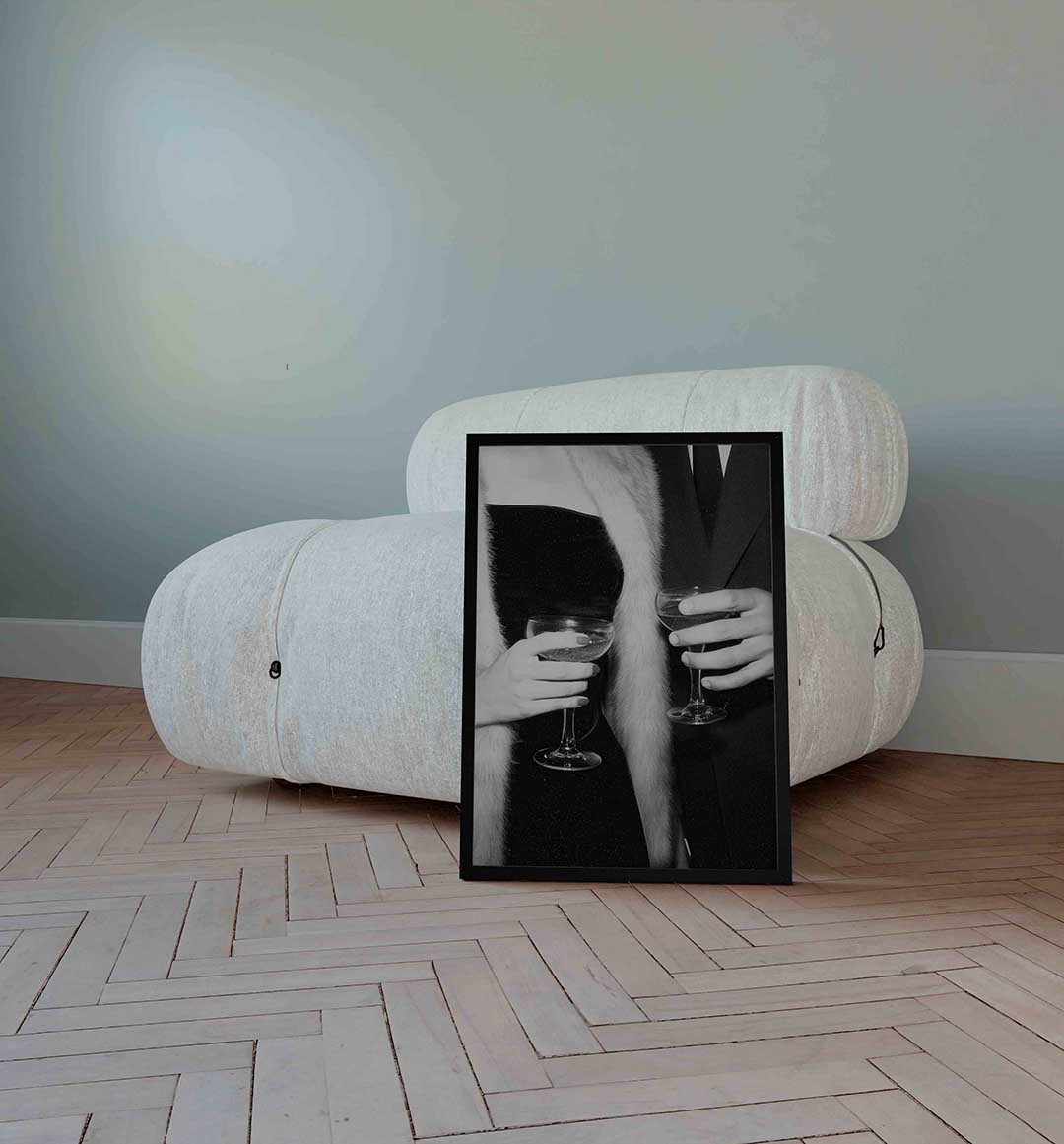 Stijlvolle toast Poster
