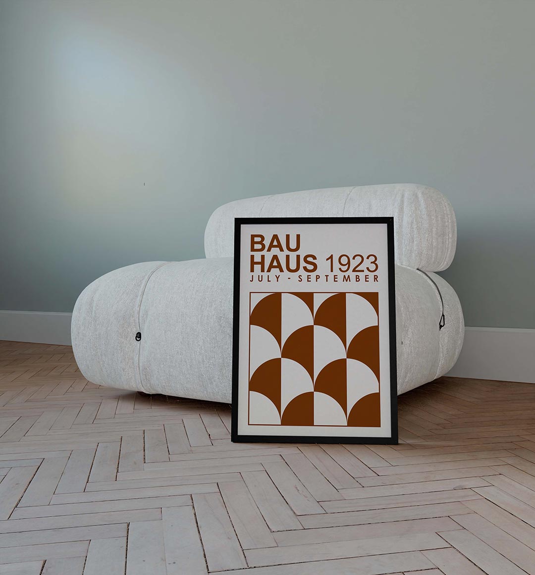 Vormritme en kleur Poster
