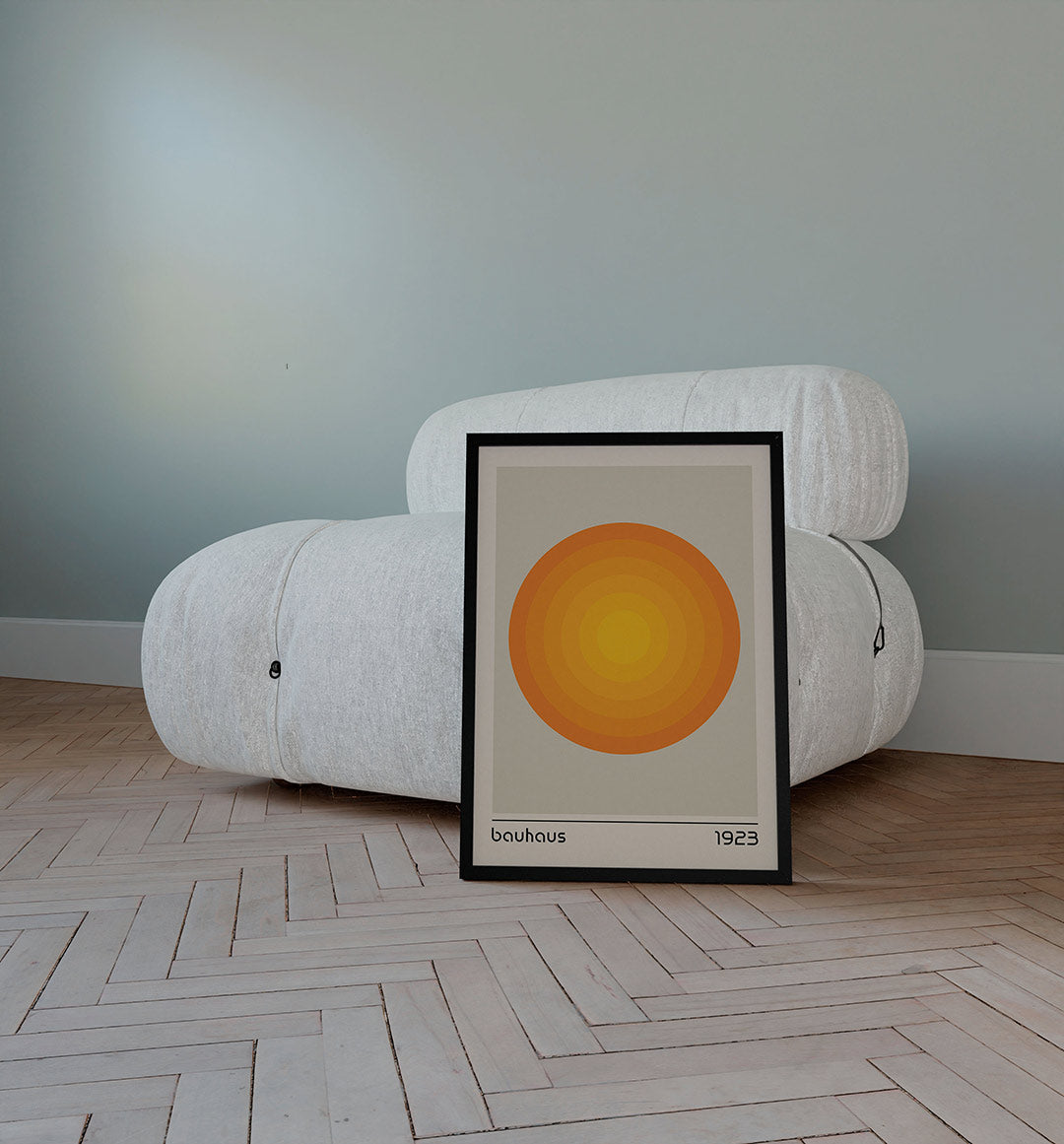 Cirkelvormen en kleur Poster