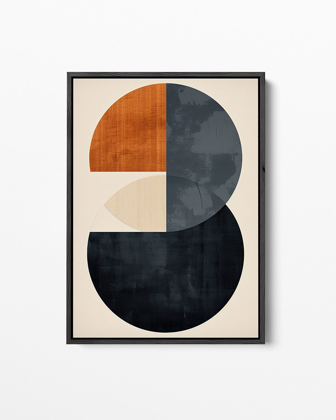 Geometrische cirkelcompositie Kunstwerk
