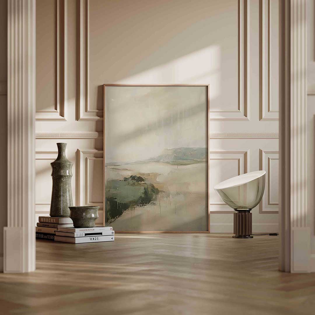 Landschap met zachte tinten Poster