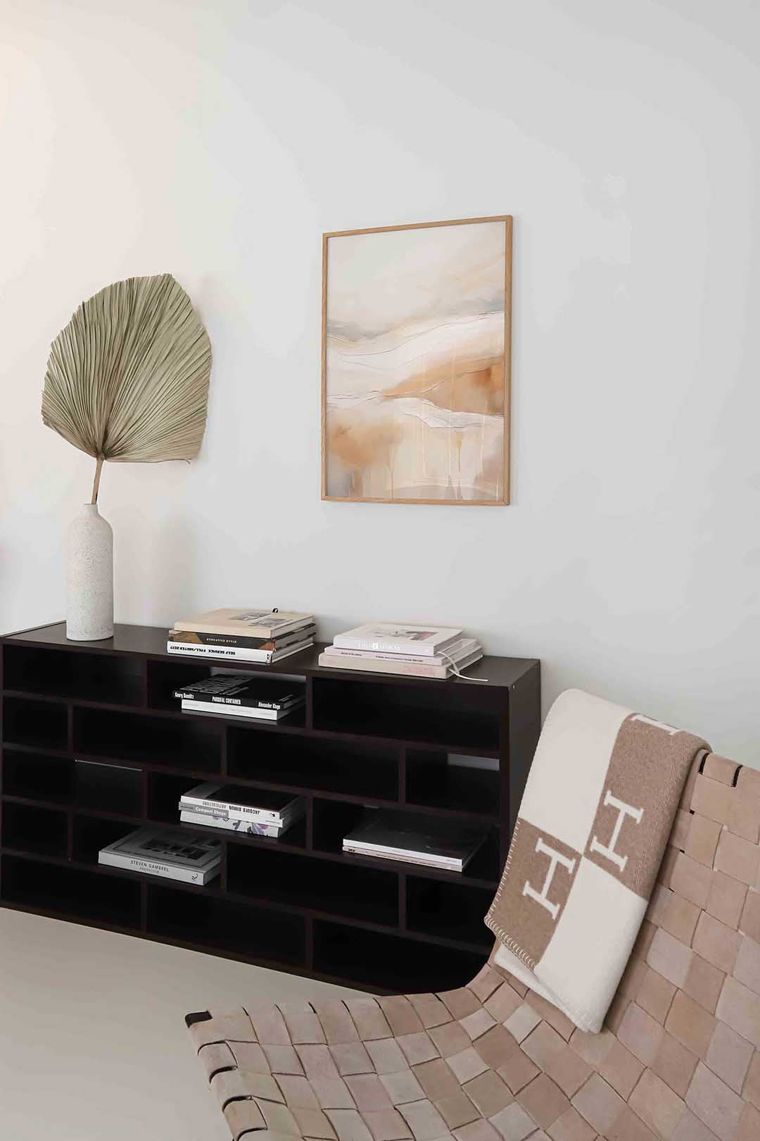Abstracte beige landschappen Poster