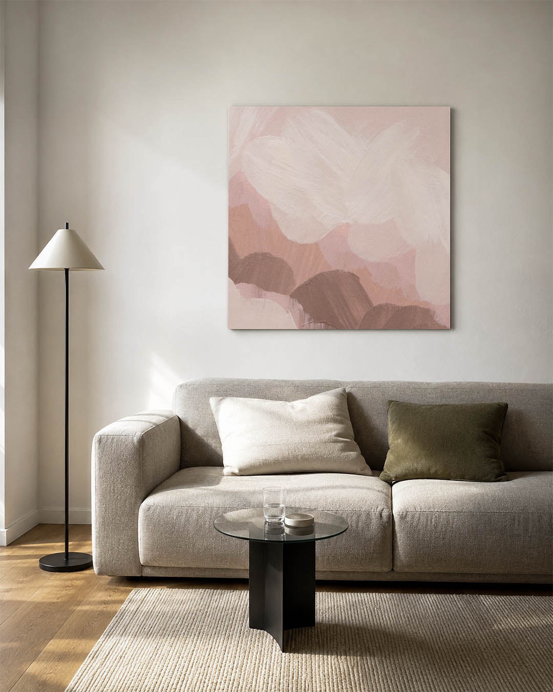 Zachte penseelstreken Kunstwerk