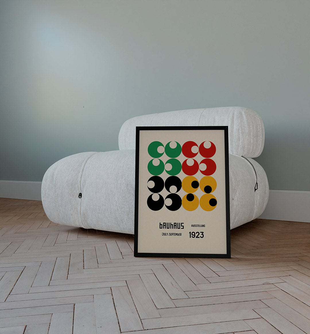 Cirkelvormen en kleur Poster