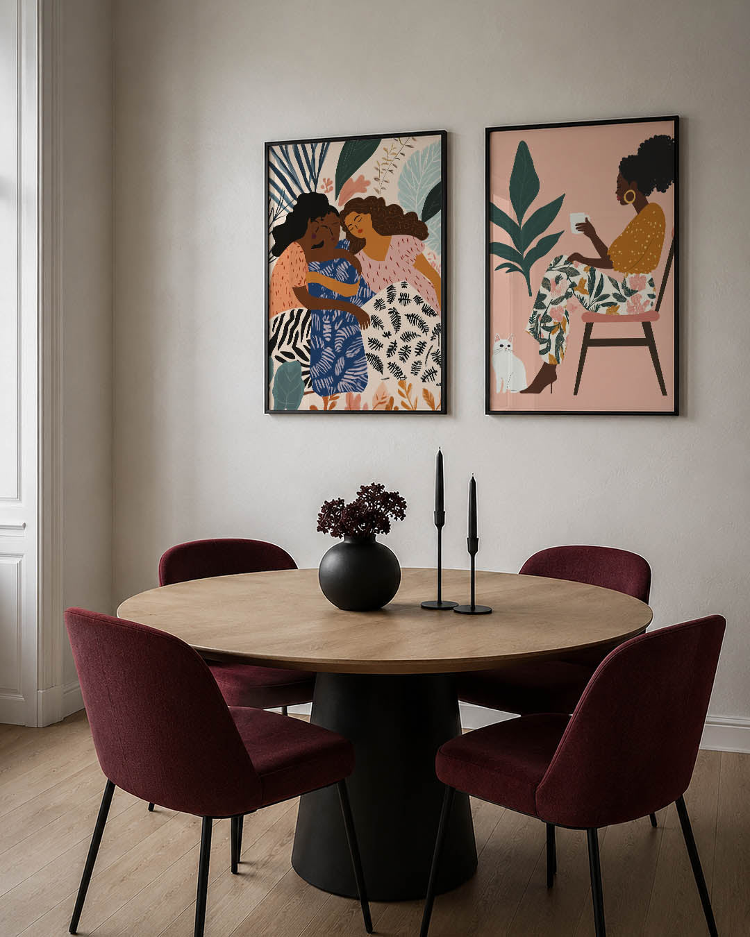 Vormen en vriendschap Posterset