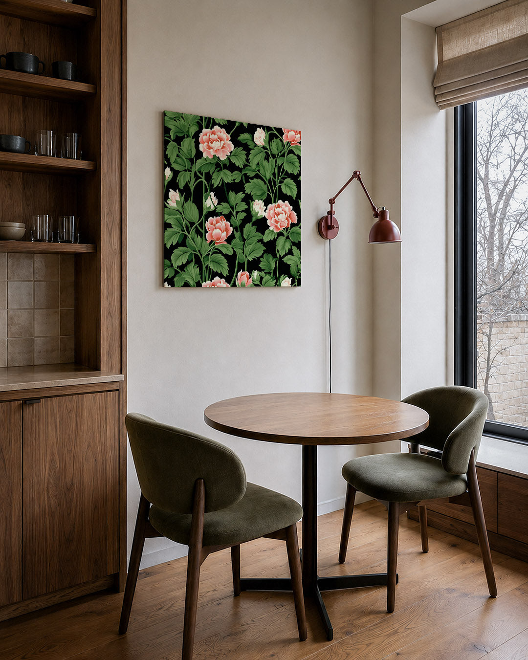 Bloemrijke patronen Kunstwerk