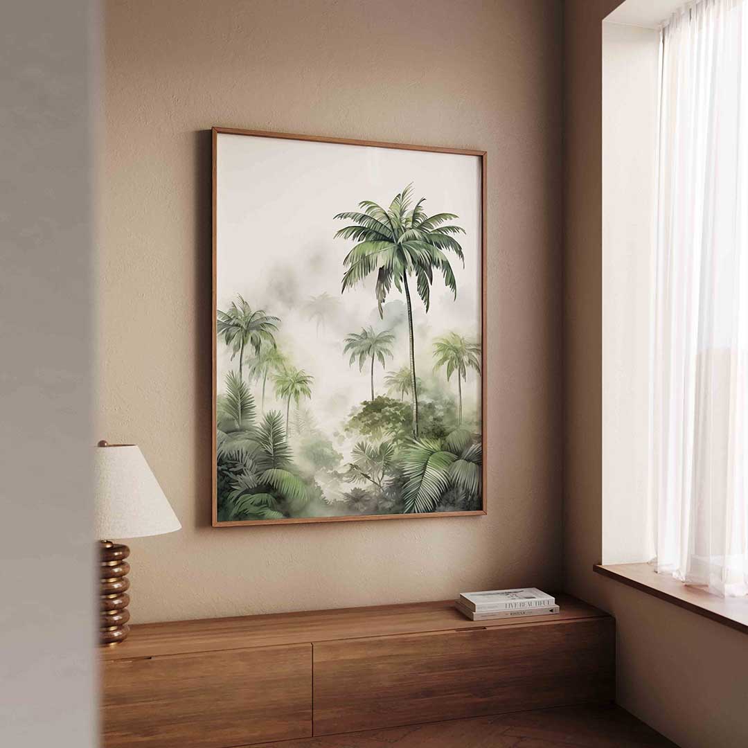 Tropische palmbomen Poster