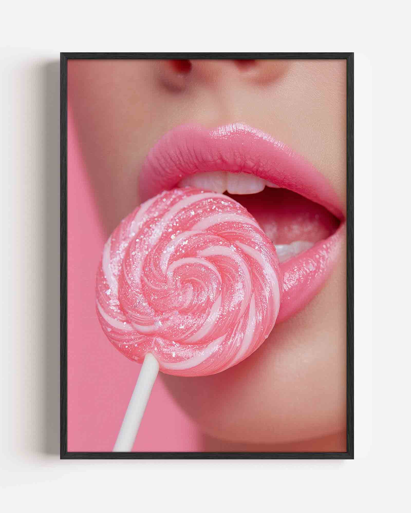 Roze lolly Poster