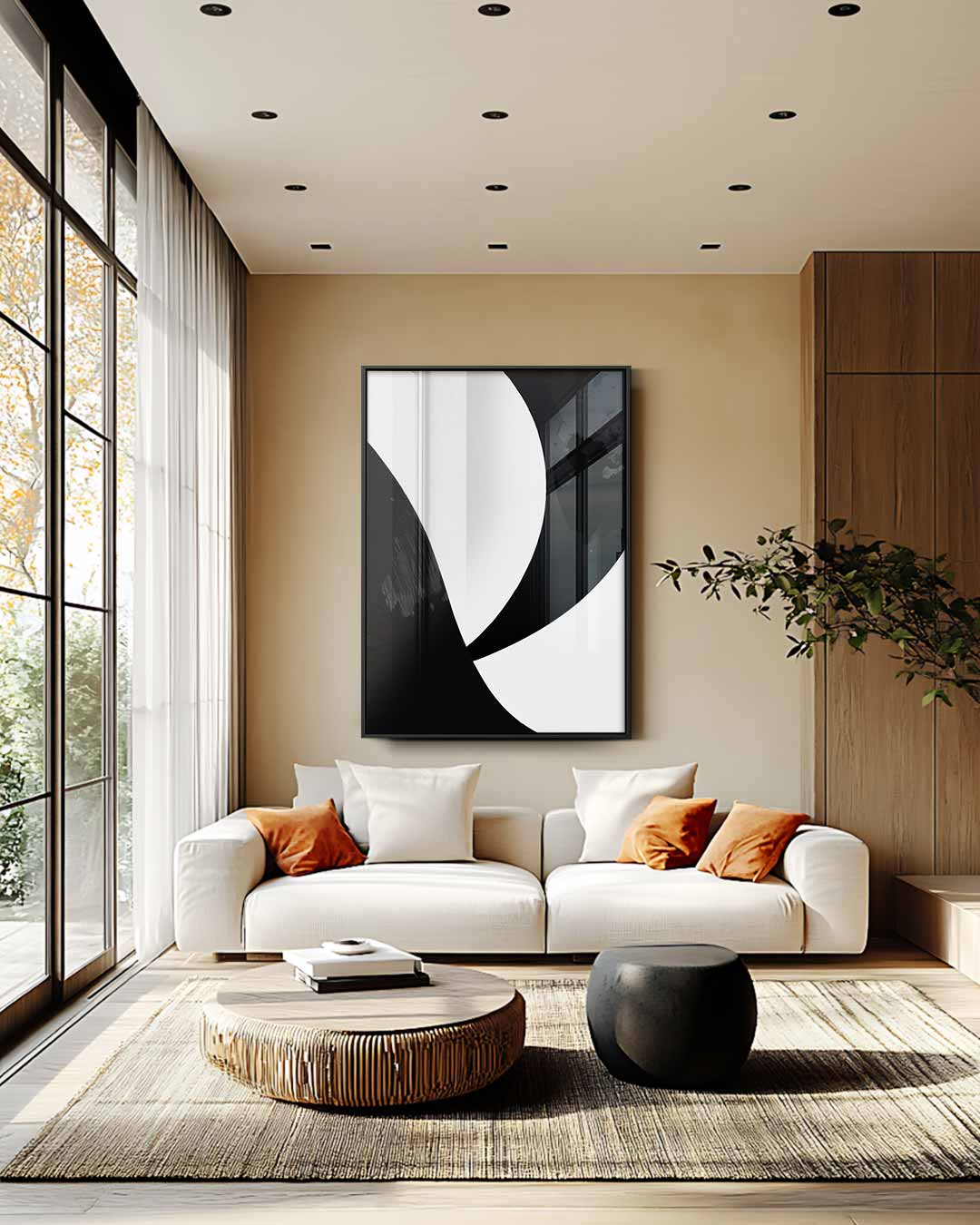 Kracht van Contrast Kunstwerk-canvas-dibond-plexiglas-wanddecoratie-WallArtistic