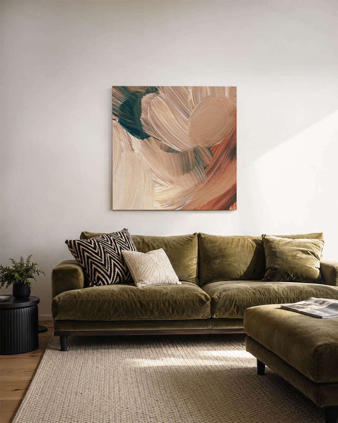 Penseelstreken Kunstwerk