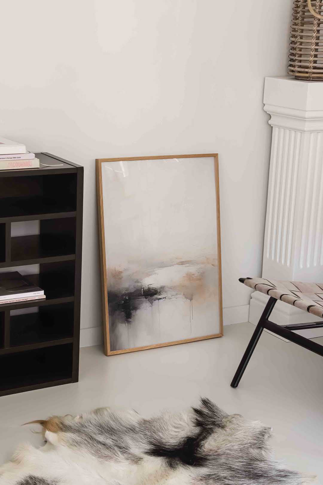 Abstracte landschapsweergave Poster