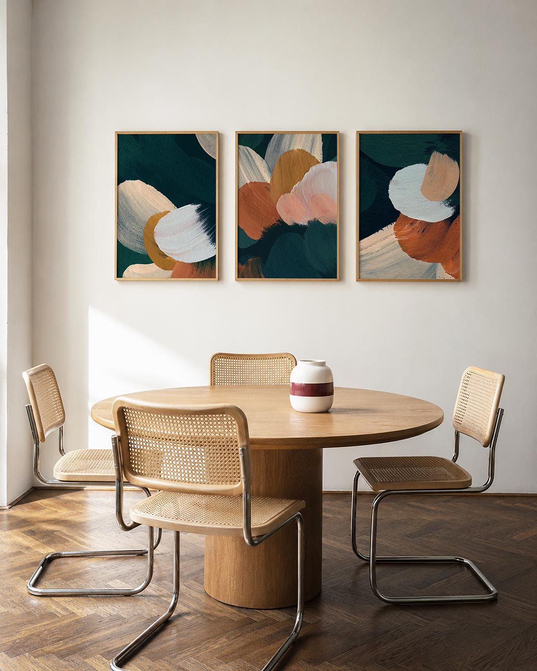 Kleurvlakken harmonie Posterset