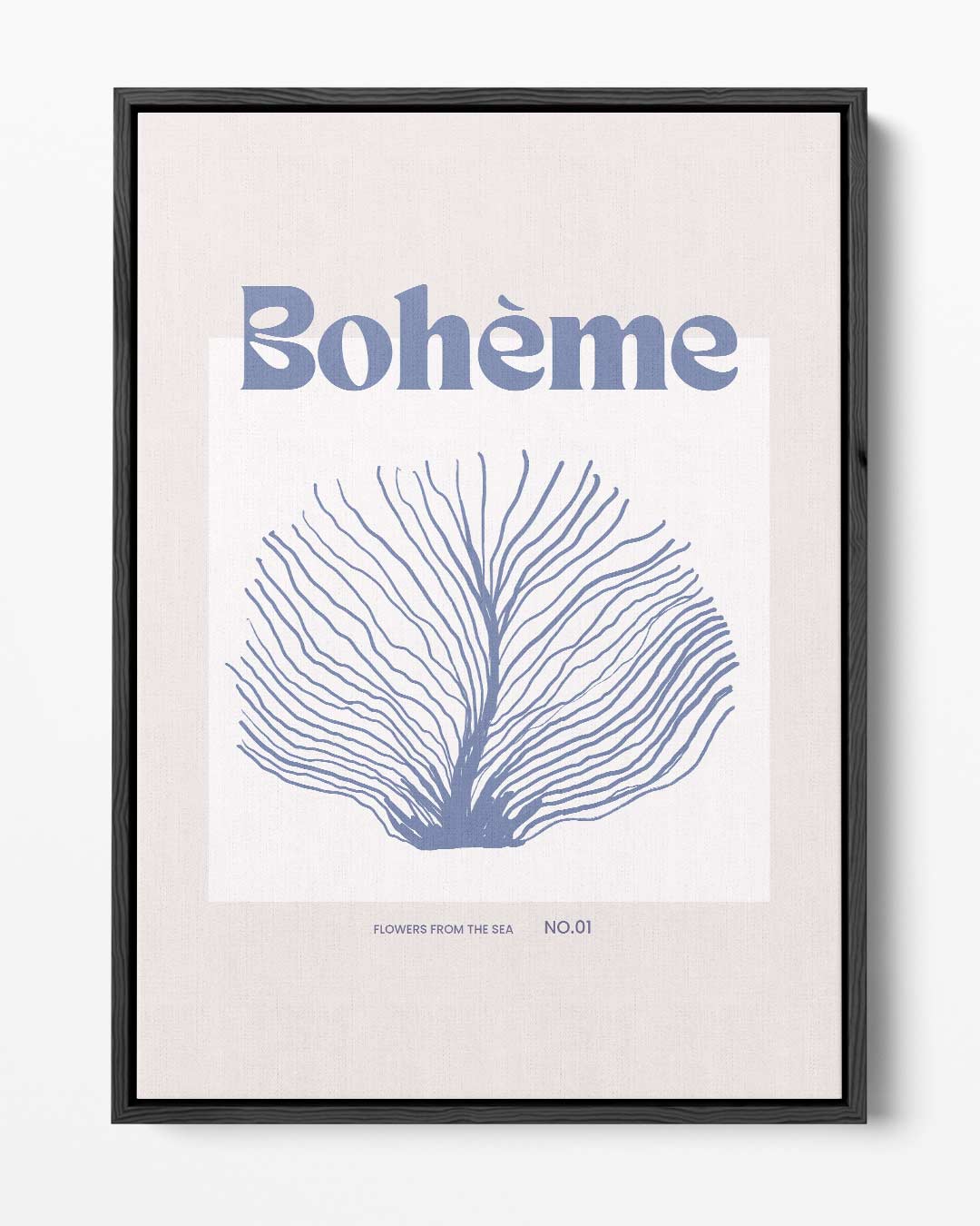 Bohème Flowers from the Sea No.01 Kunstwerk-canvas-dibond-plexiglas-wanddecoratie-WallArtistic
