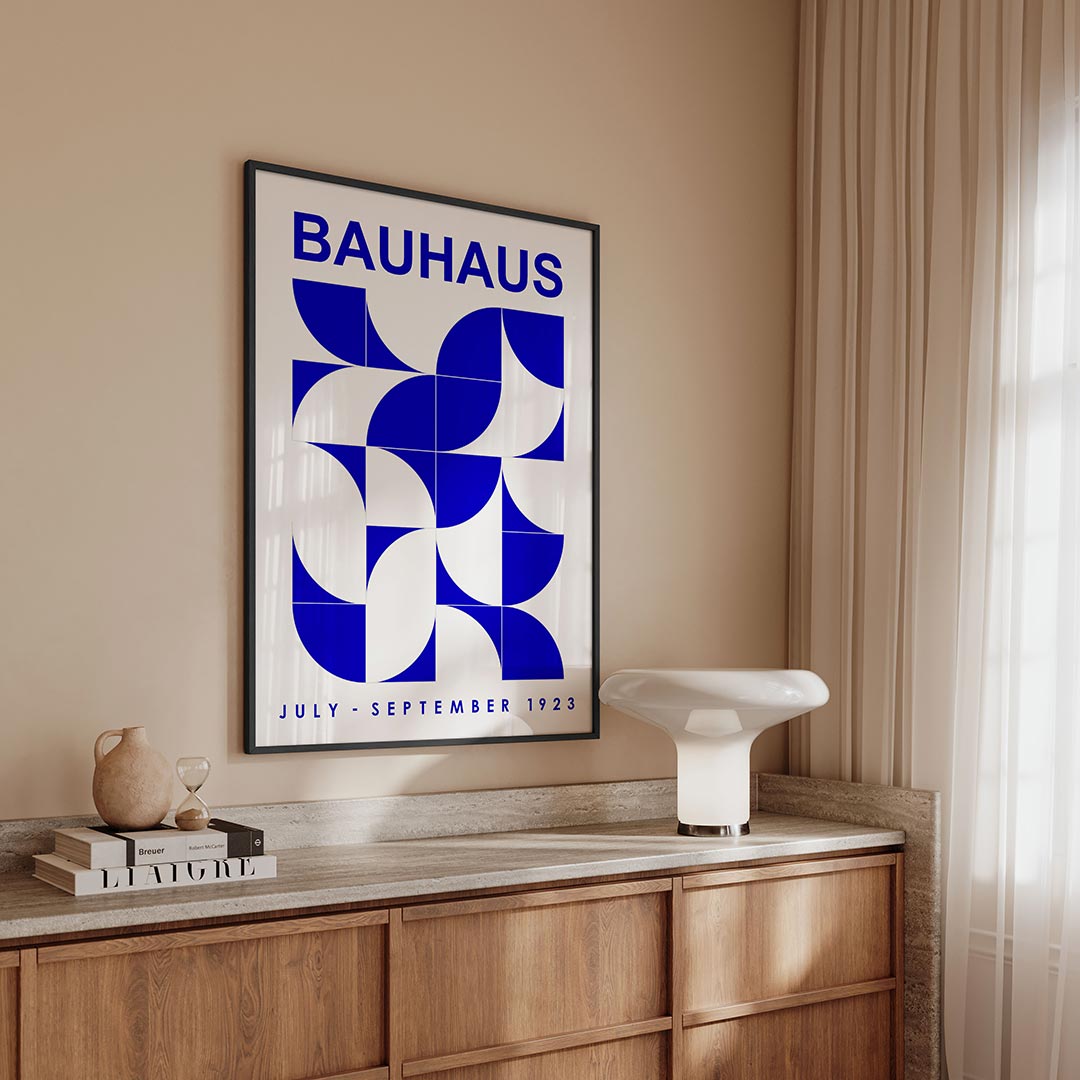 Vormritme en kleur Poster