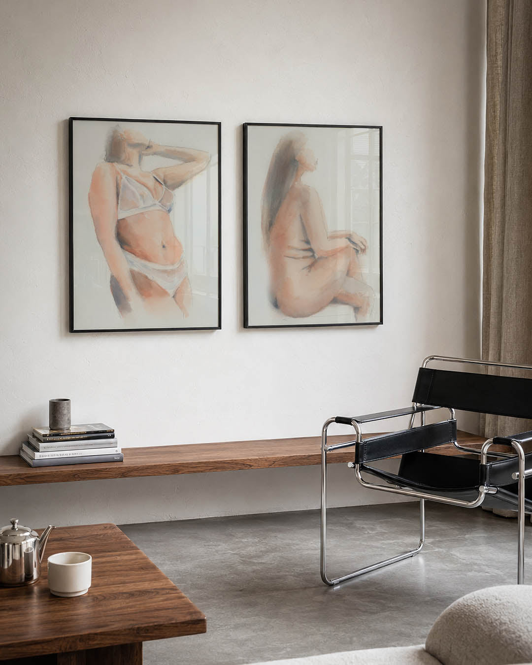 Zachte lichamelijke vormen Posterset