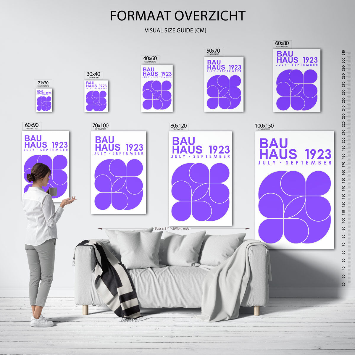 Vormen en vlakken Poster