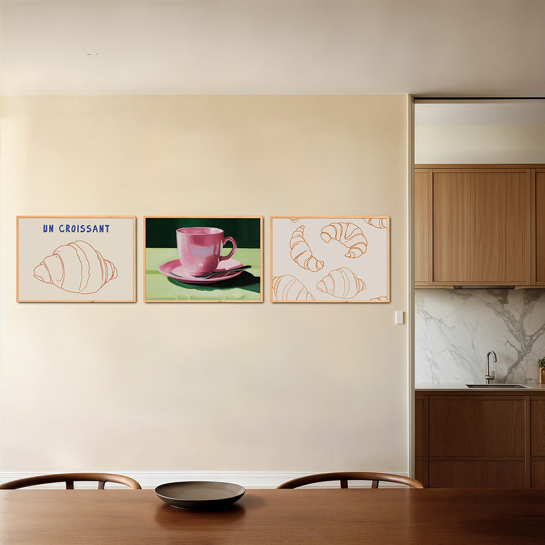Eenvoudige lijntekening Posterset