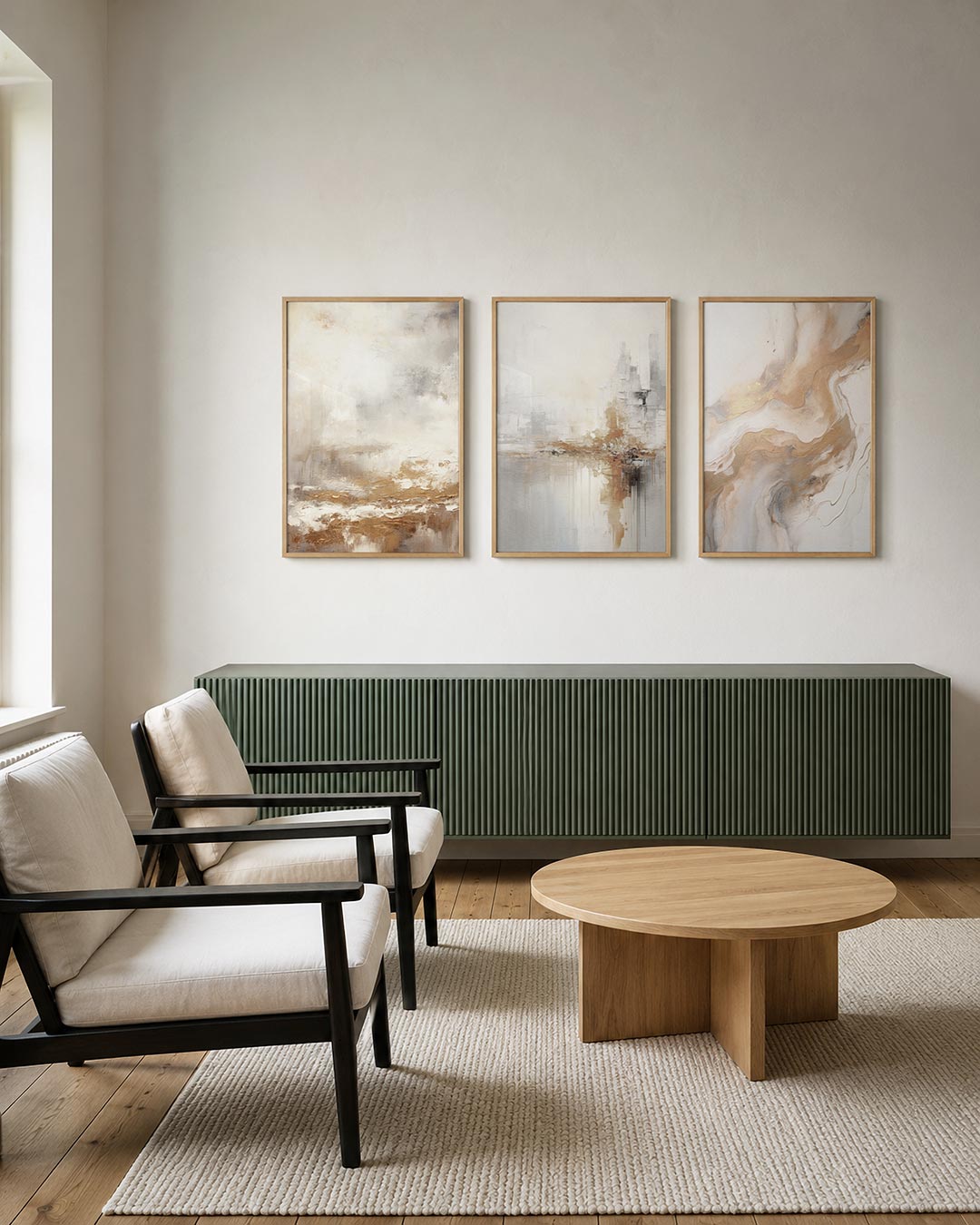 Zachte kleurvlakken Posterset