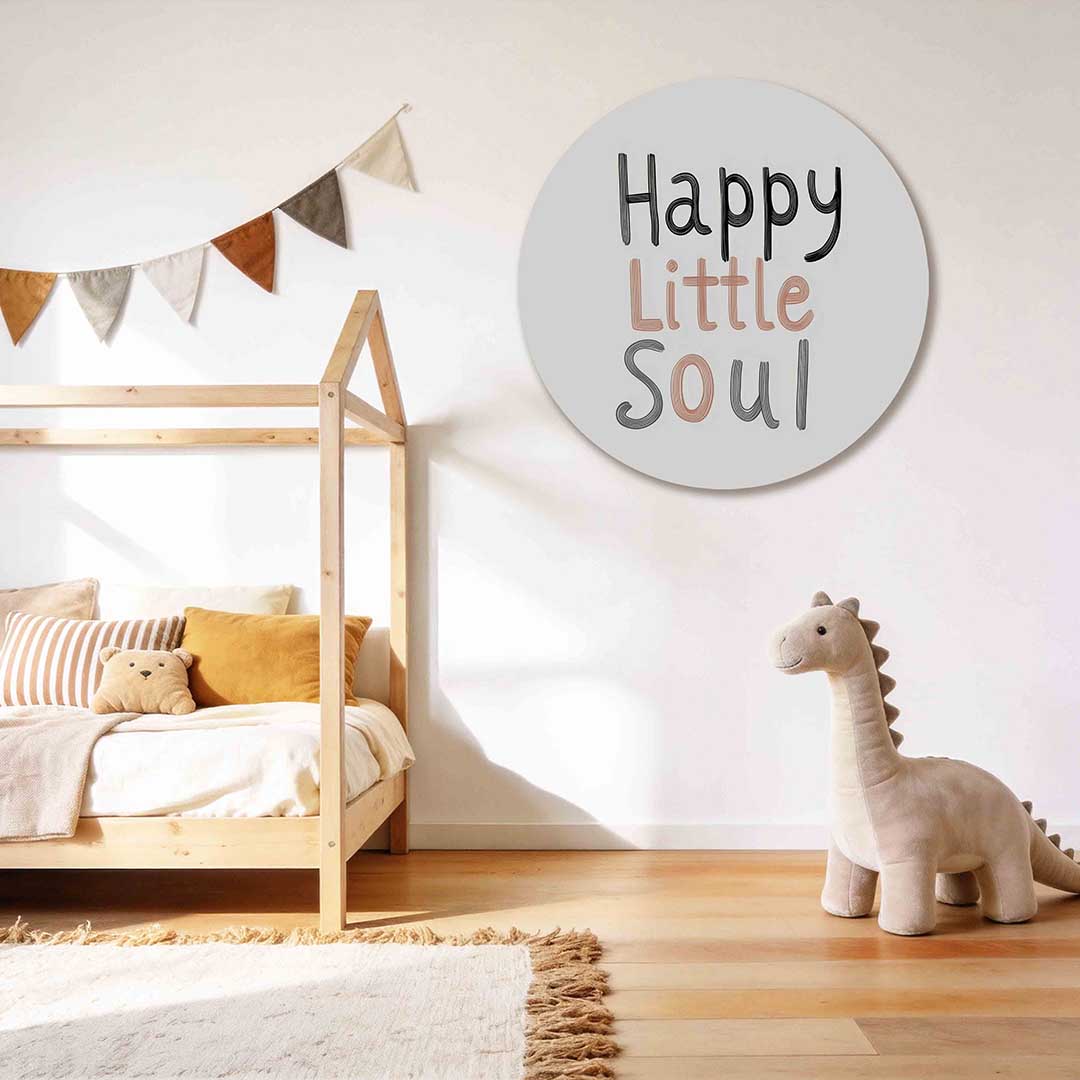 Happy little soul Muurcirkel