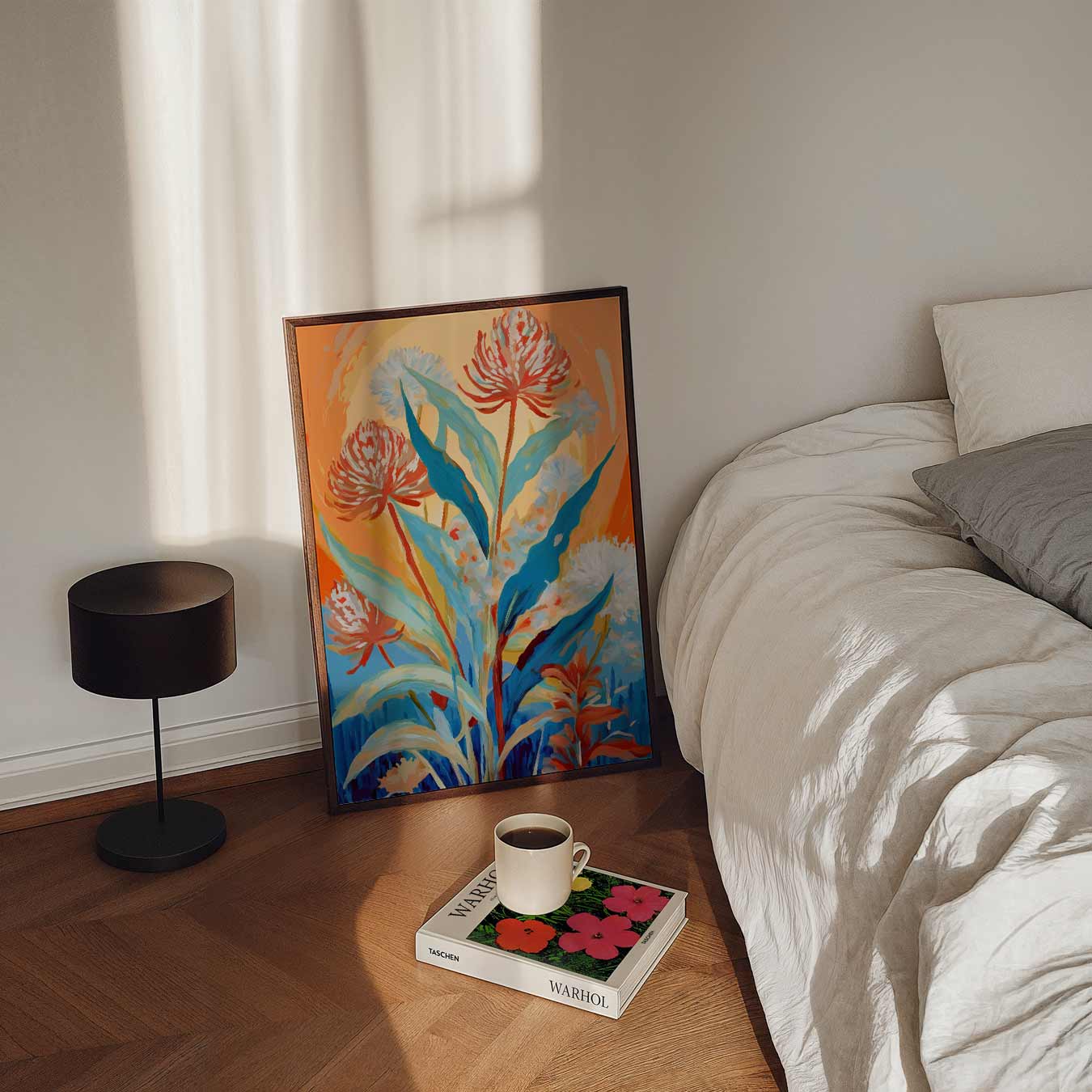 Vrolijke Bloemenpracht Poster-WallArtistic