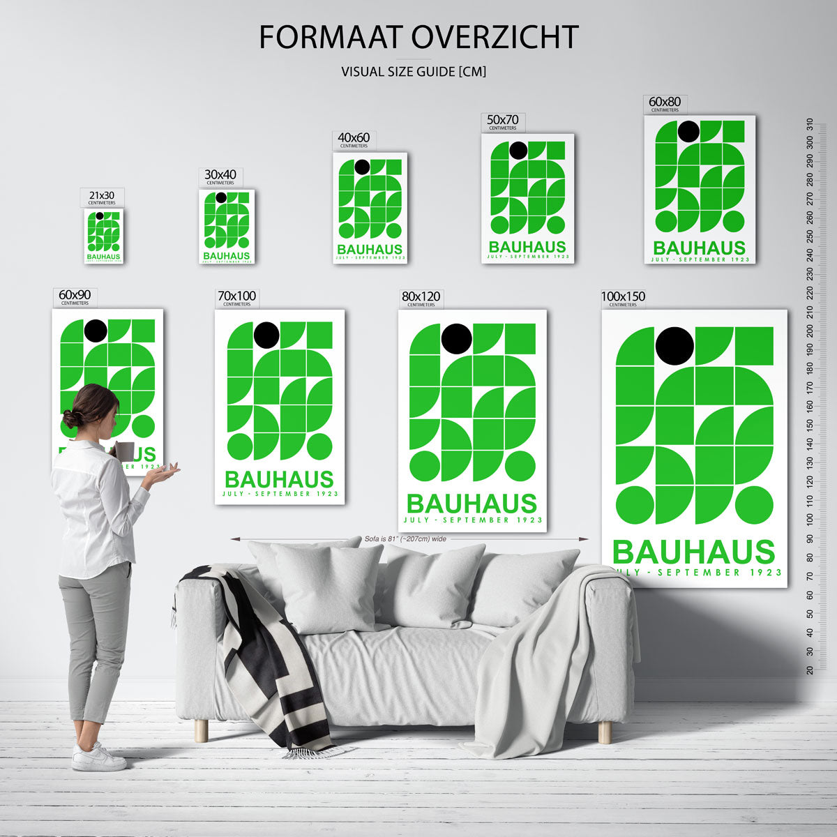 Vormen en vlakken Poster