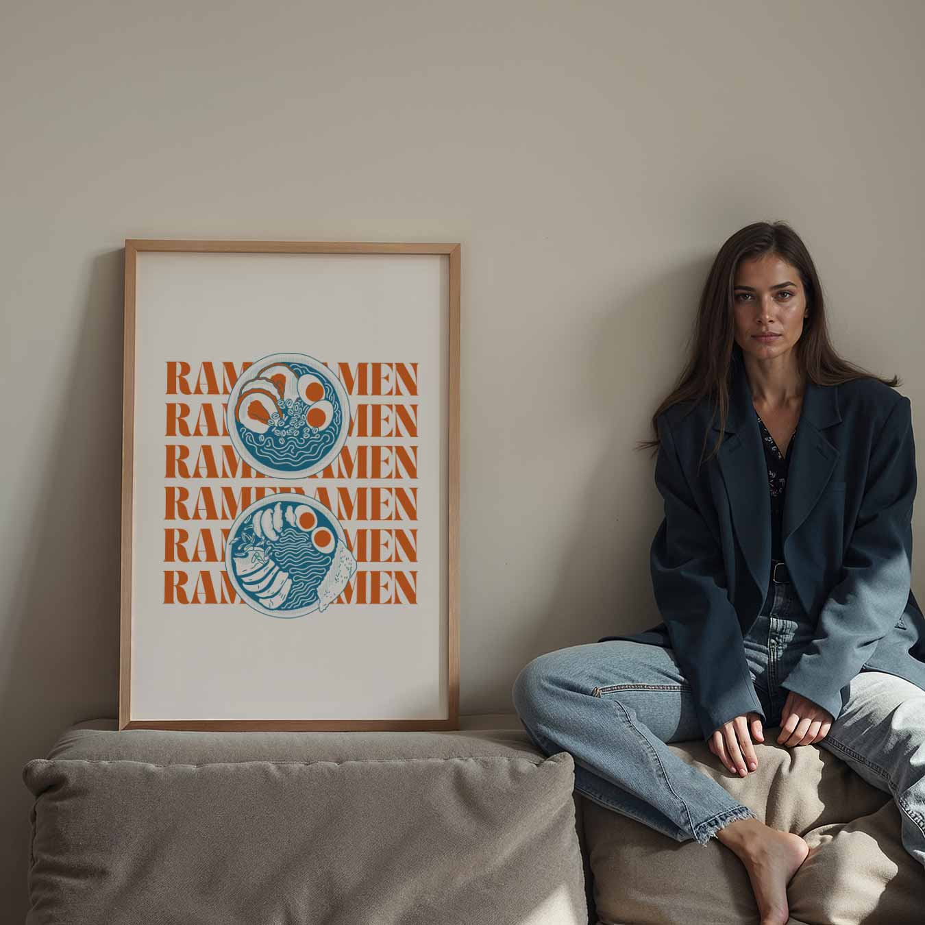 Stijlvolle Ramen Poster-WallArtistic