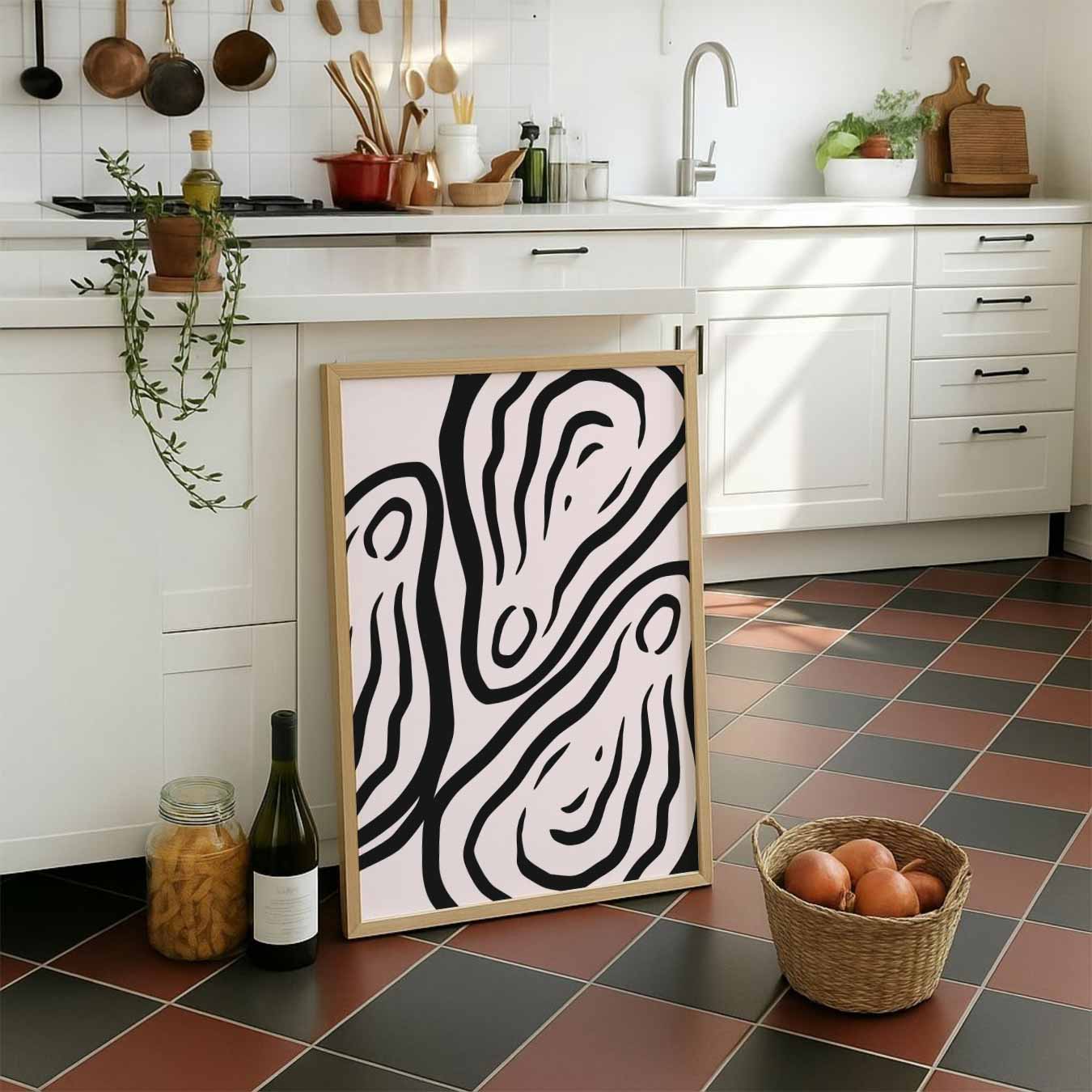 Stijlvolle Abstracte Kunstposter-WallArtistic