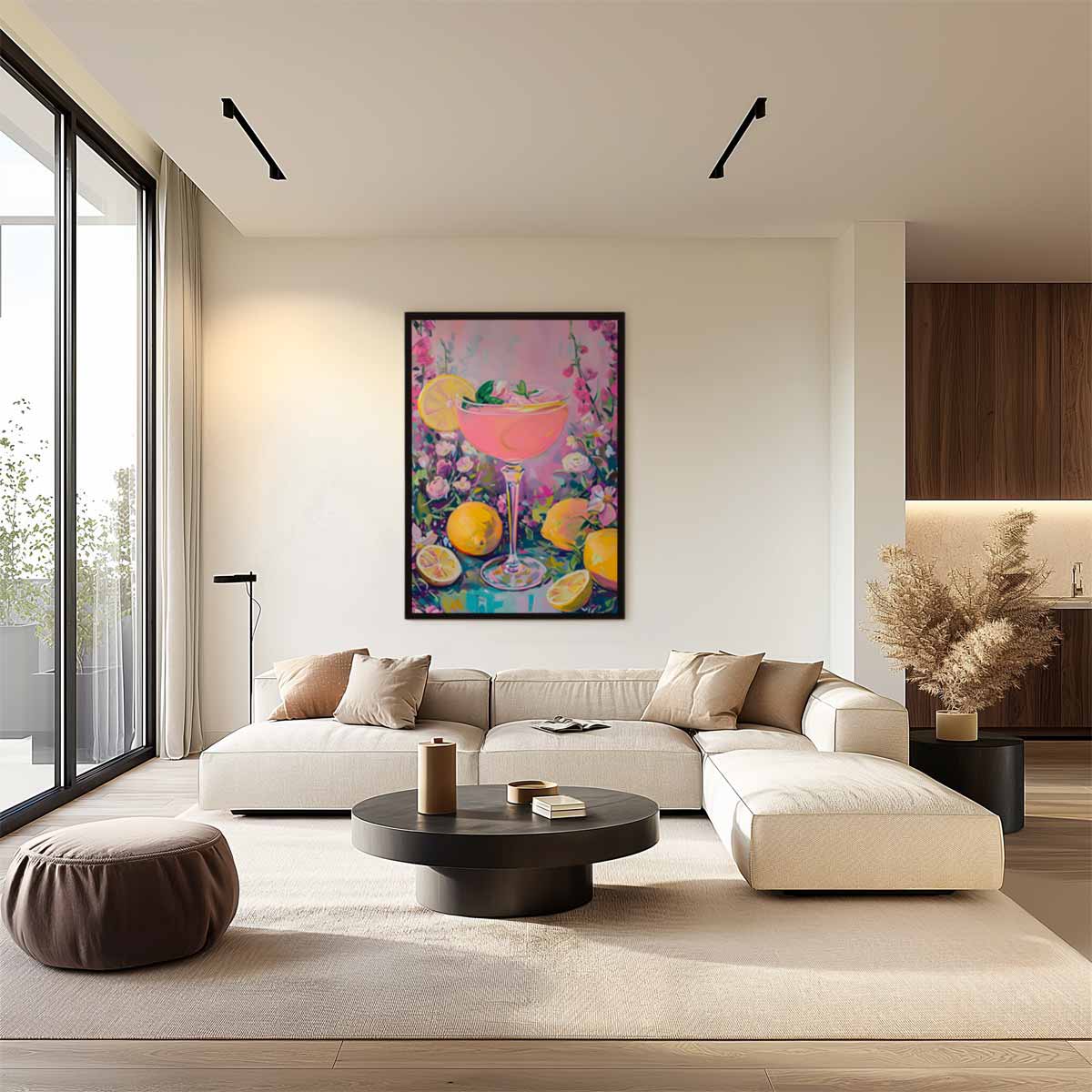 Citrus Bloemenpracht Kunstwerk-canvas-dibond-plexiglas-wanddecoratie-WallArtistic