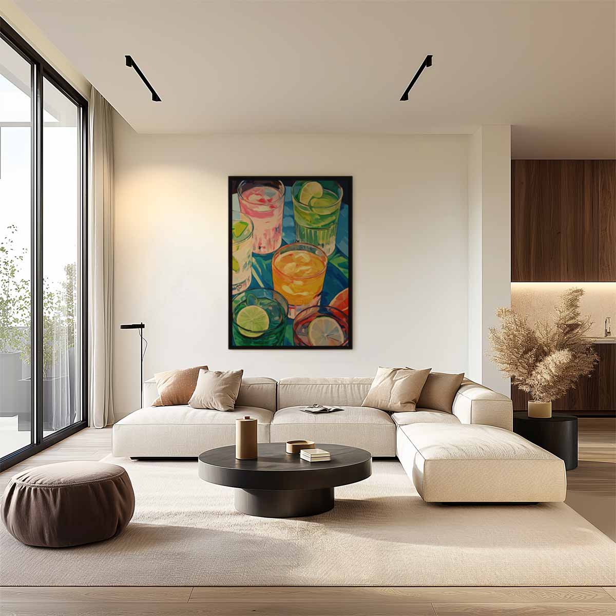 Verfrissende Zomercocktails Kunstwerk-canvas-dibond-plexiglas-wanddecoratie-WallArtistic