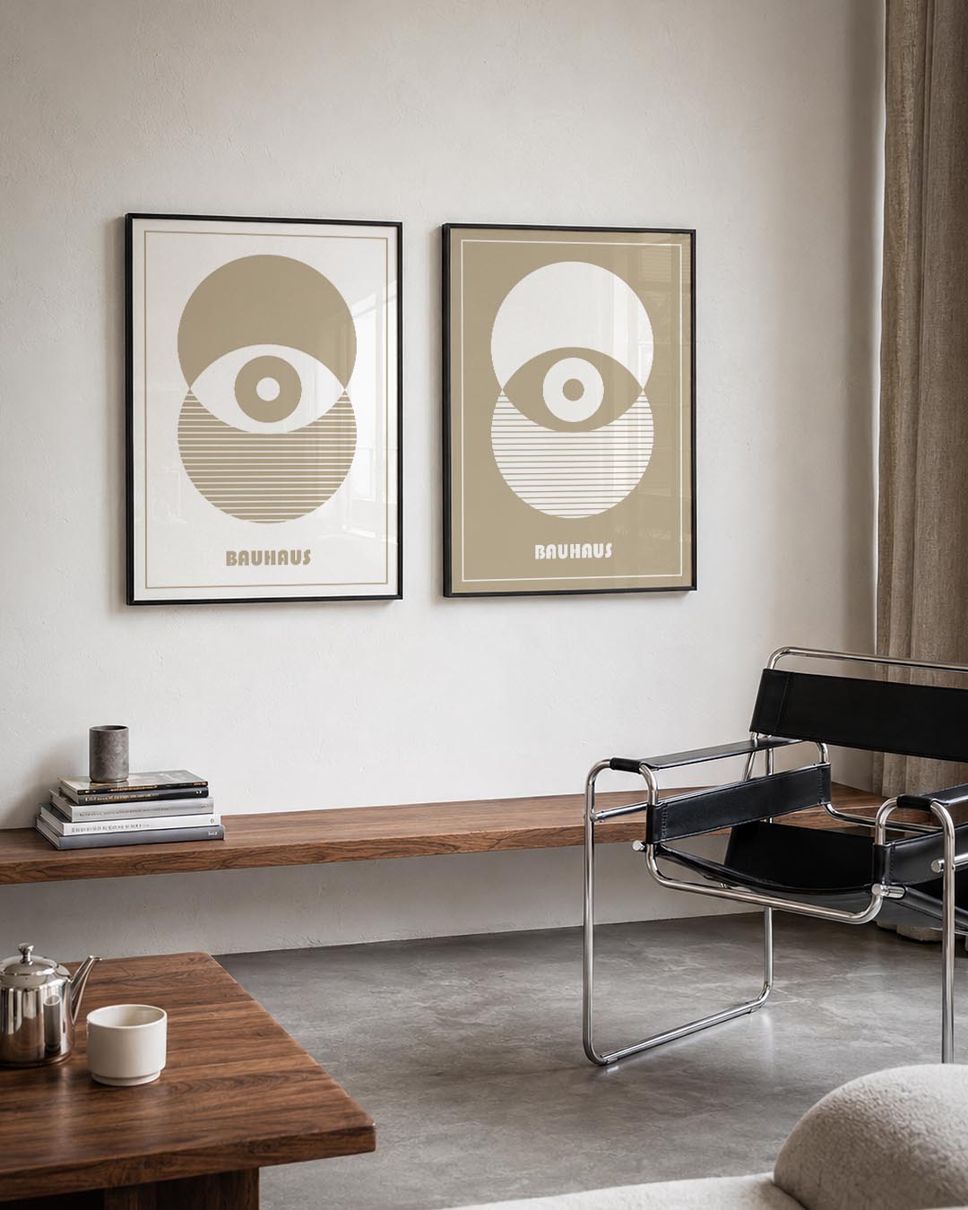 Cirkel en strepen Posterset