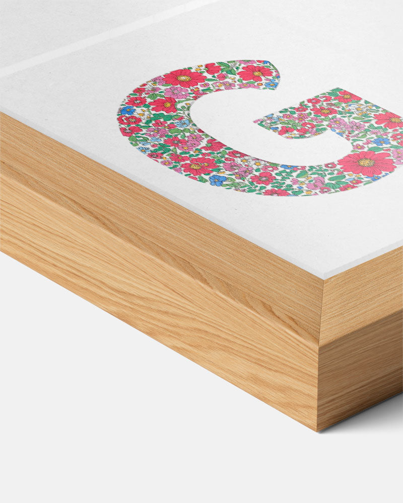 Bloemenpracht Letterposter-WallArtistic