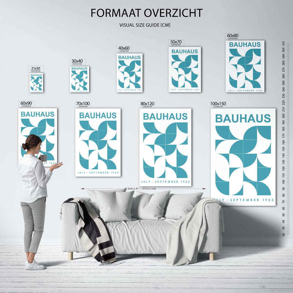 Vorm en kleur Poster