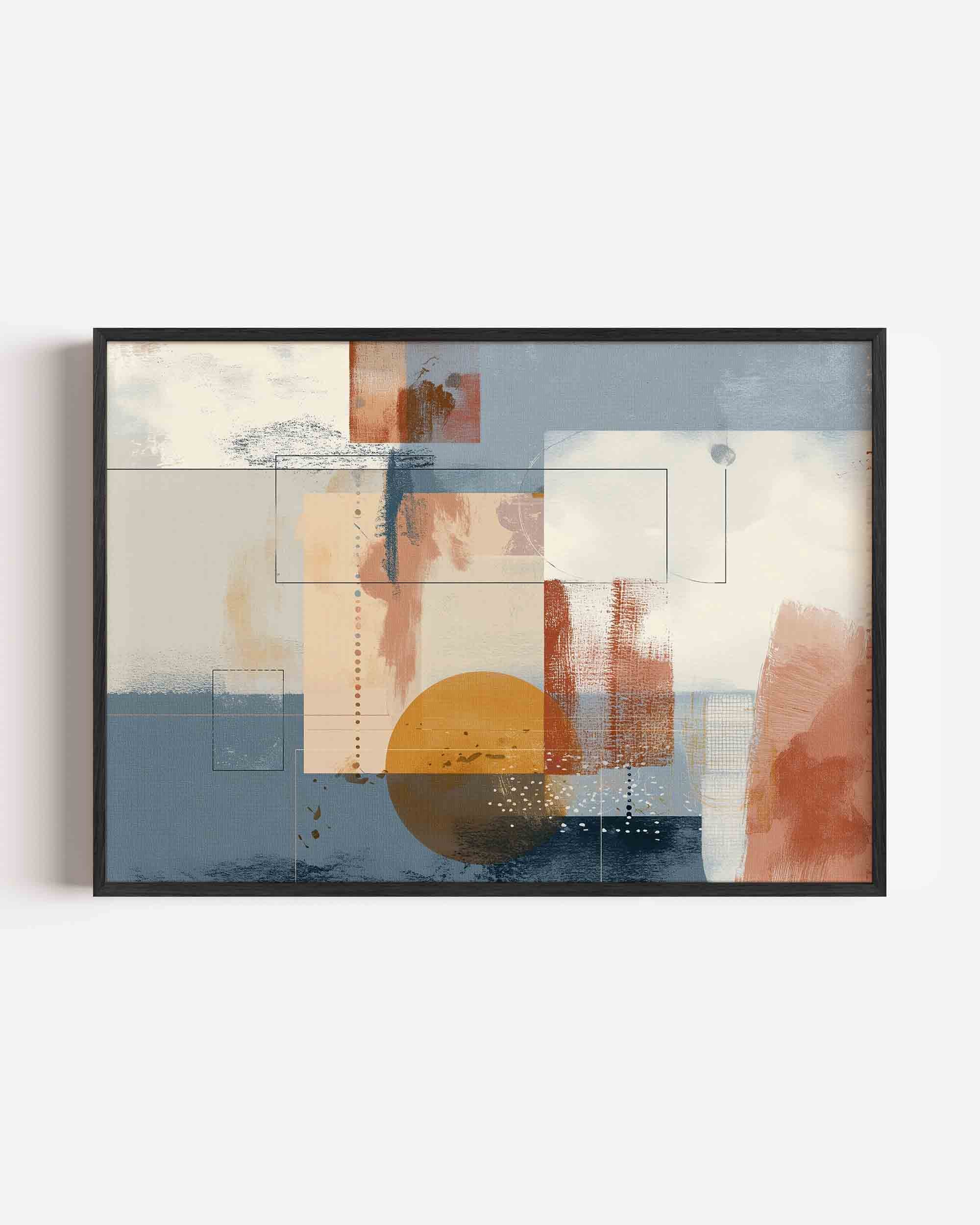 Abstracte vormen Poster