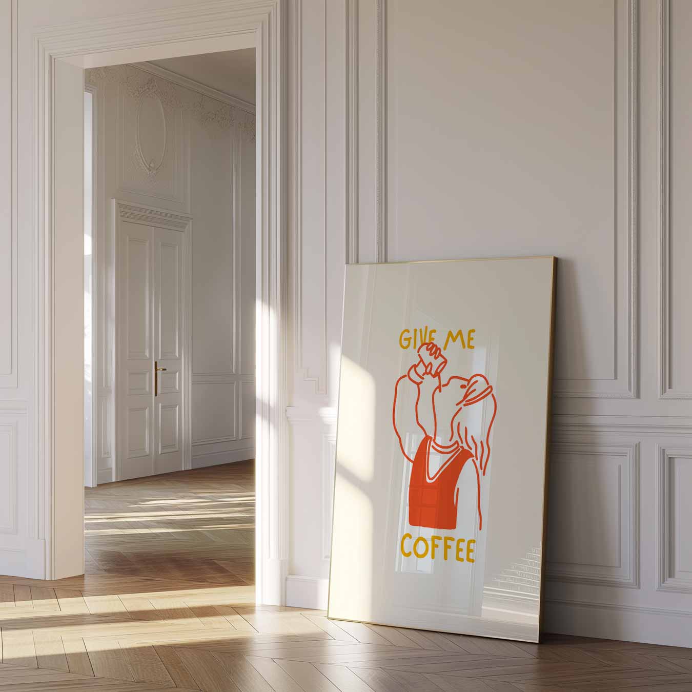 Cafeïne Vibes Poster-WallArtistic