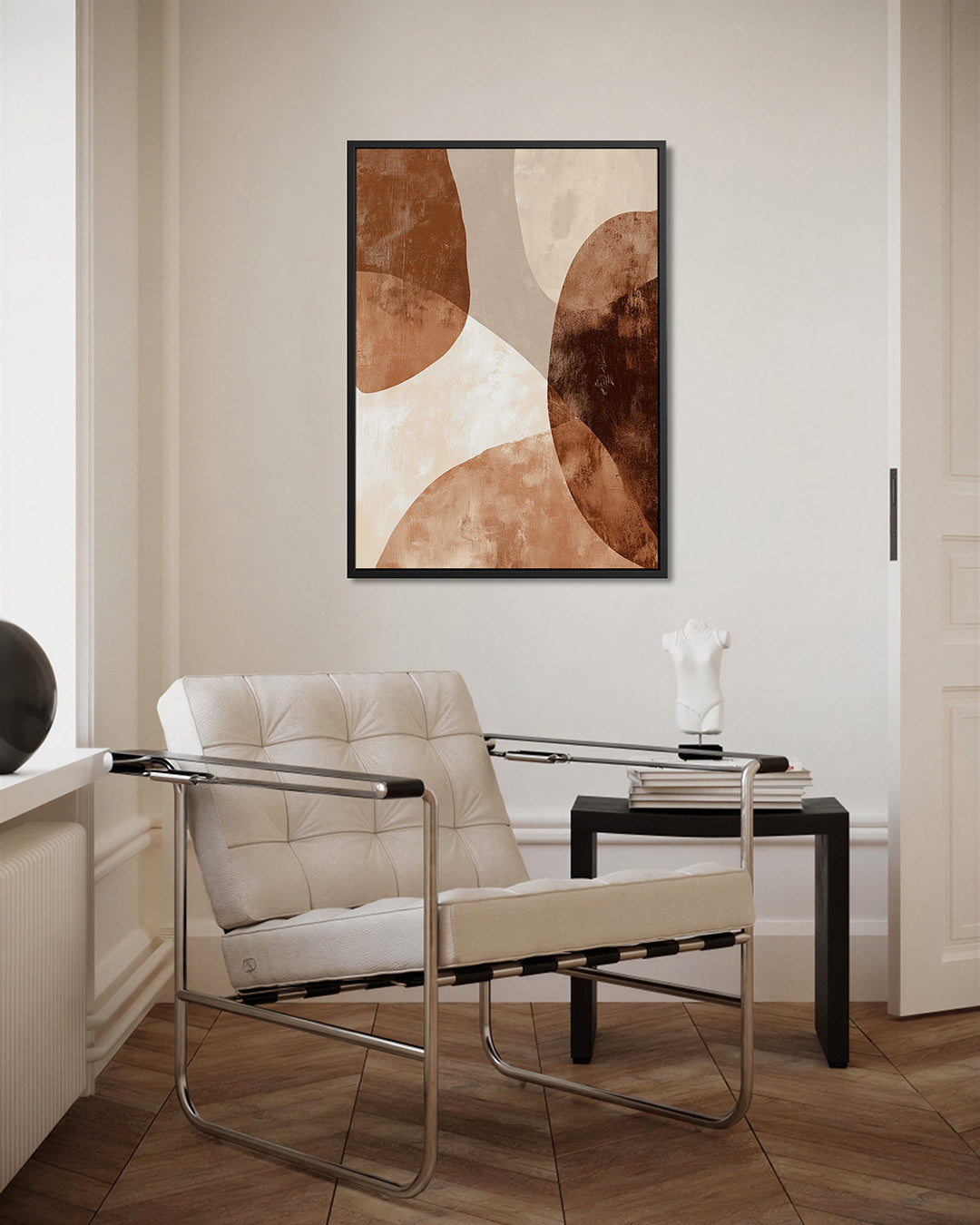 Organische vormen compositie Kunstwerk
