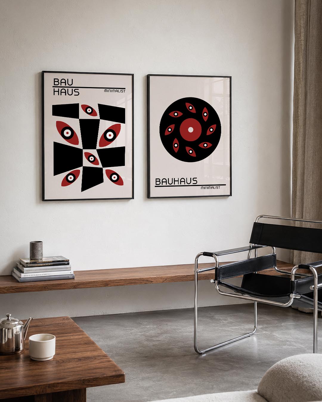 Vorm en kleurenspel Posterset