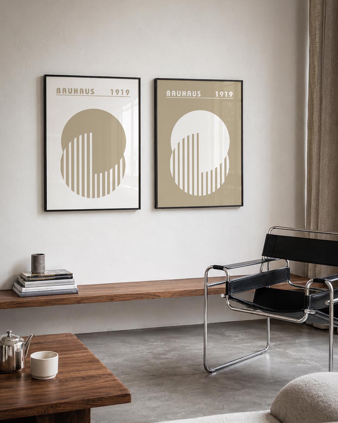 Cirkel en strepen Posterset