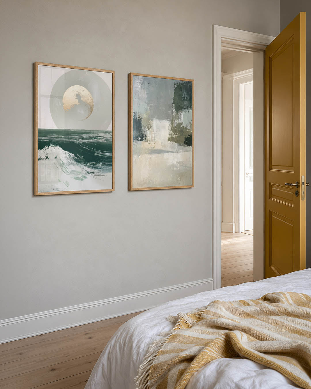 Zee en maan Posterset