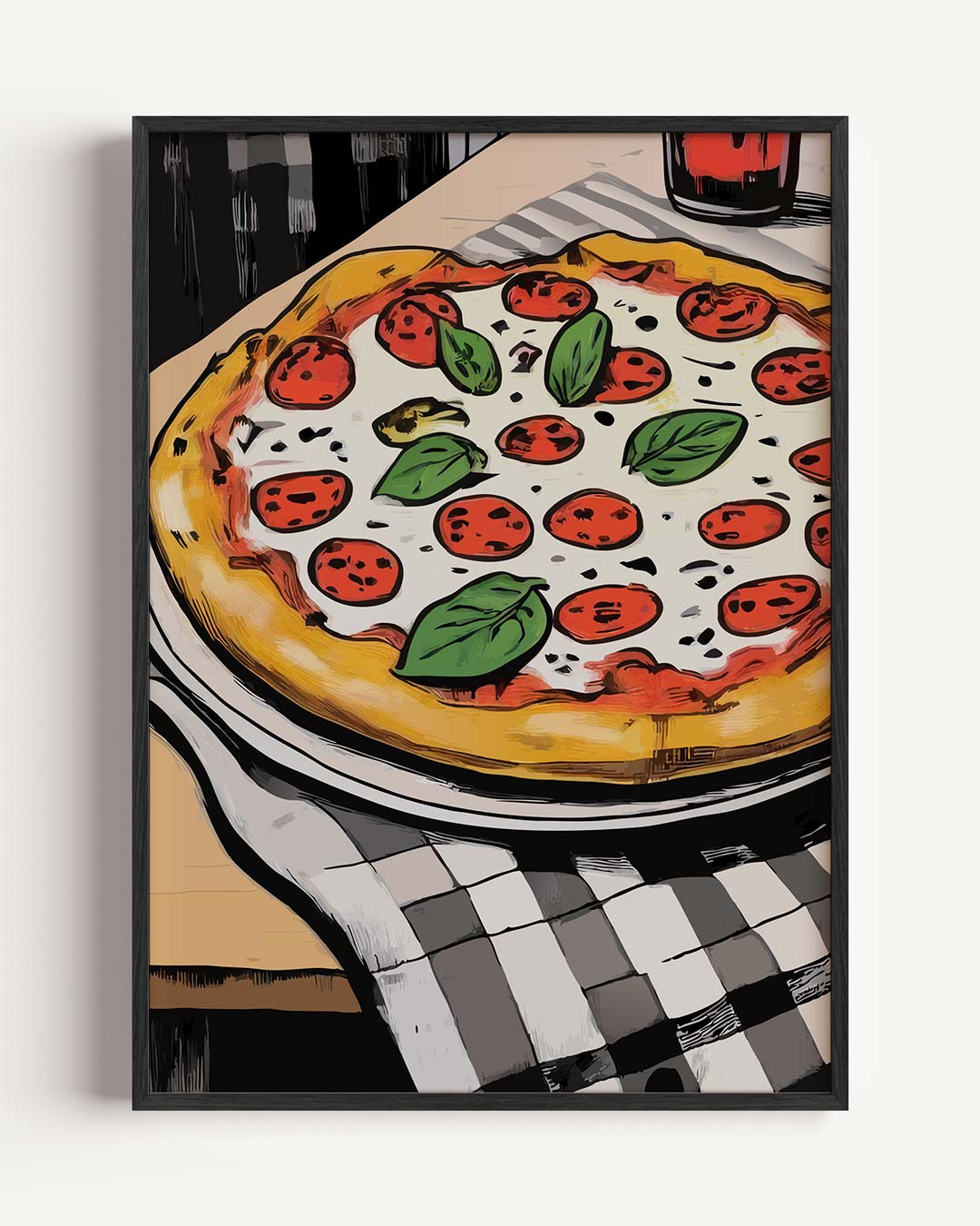 Pizza Liefde Poster-WallArtistic