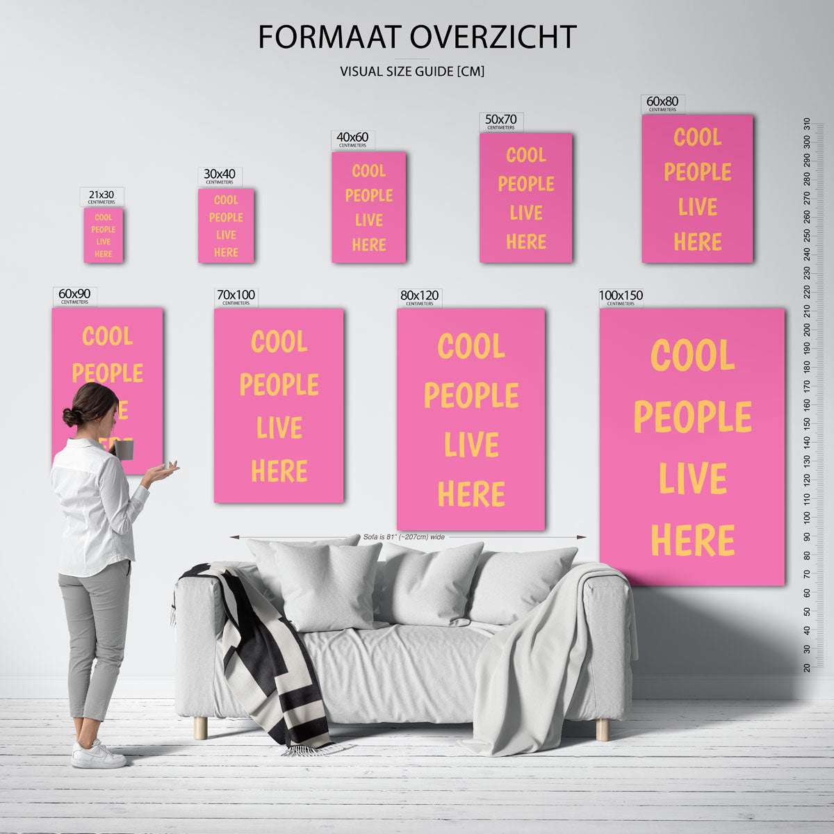 Cool people live here Poster
