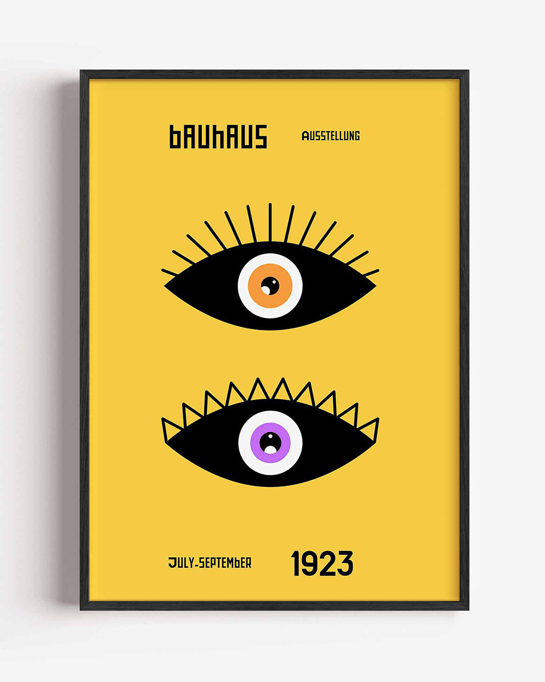 Oogvormen en kleur Poster