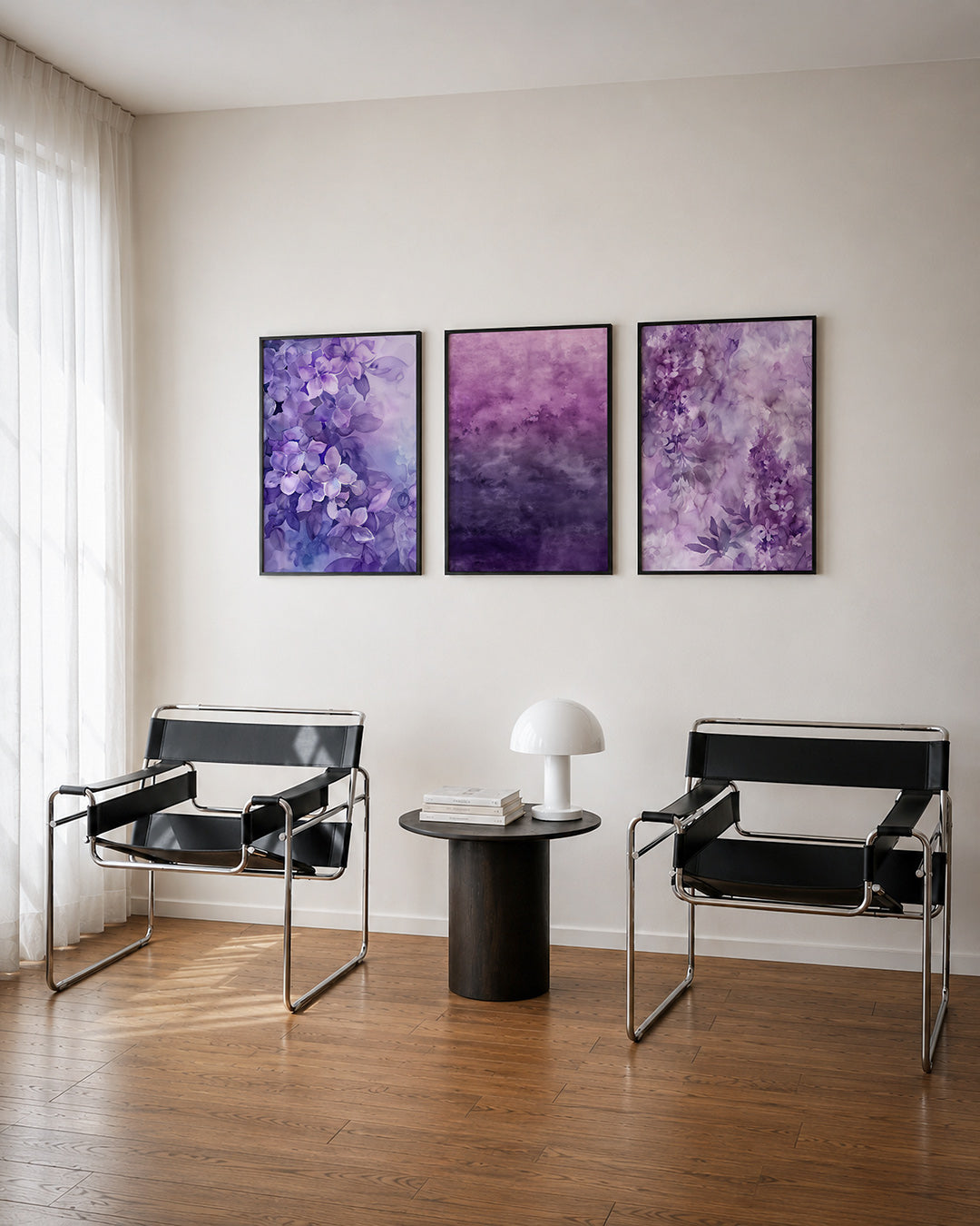Bloemrijke vormen Posterset