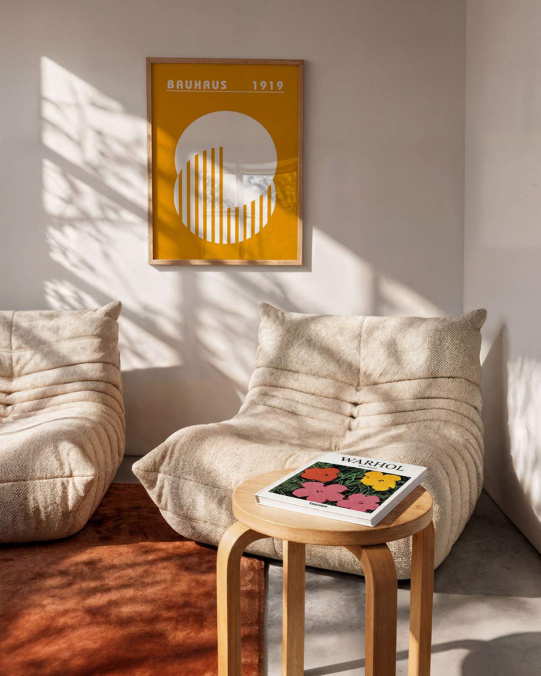 Cirkel en lijnen Poster
