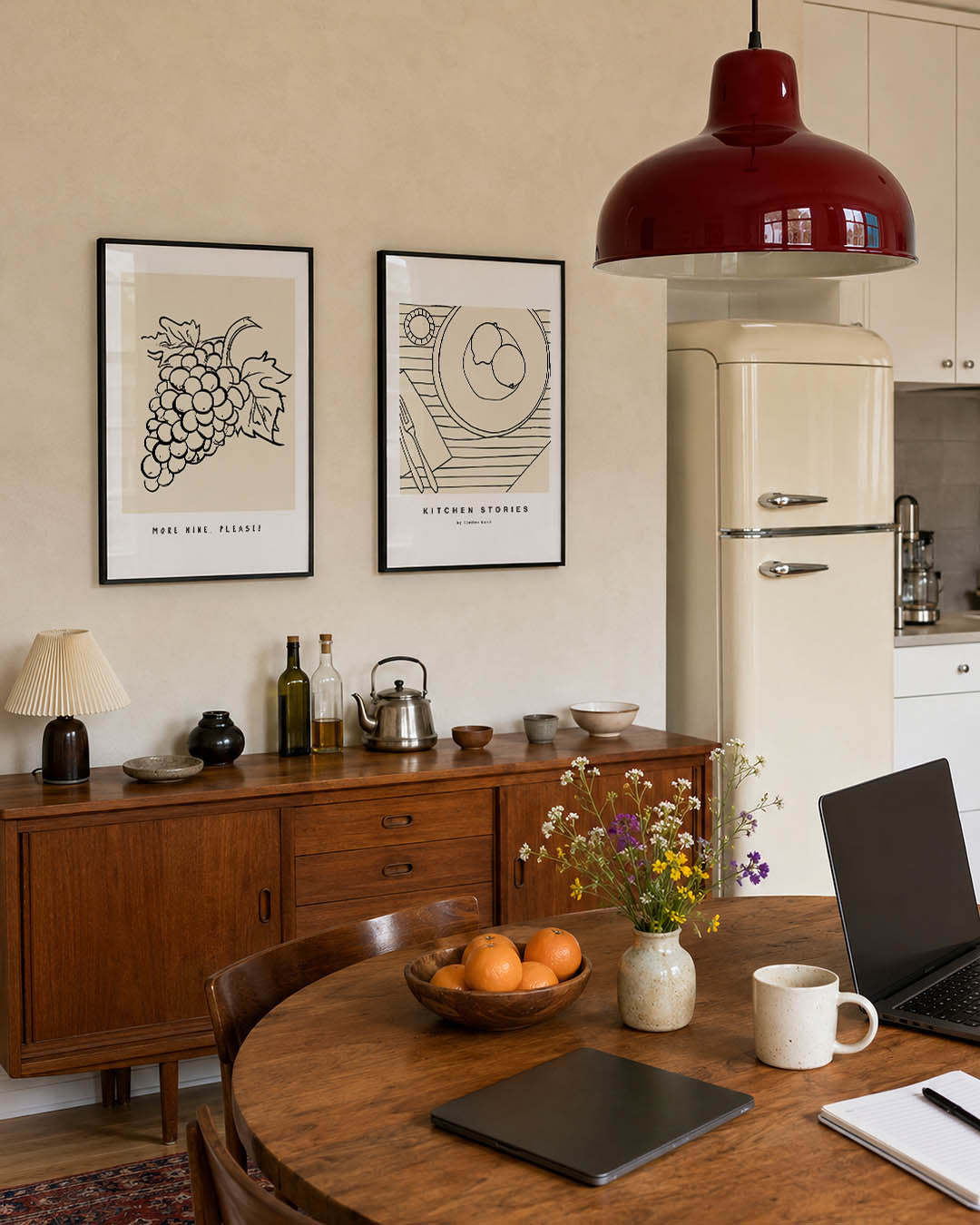 Druiven illustratie Posterset