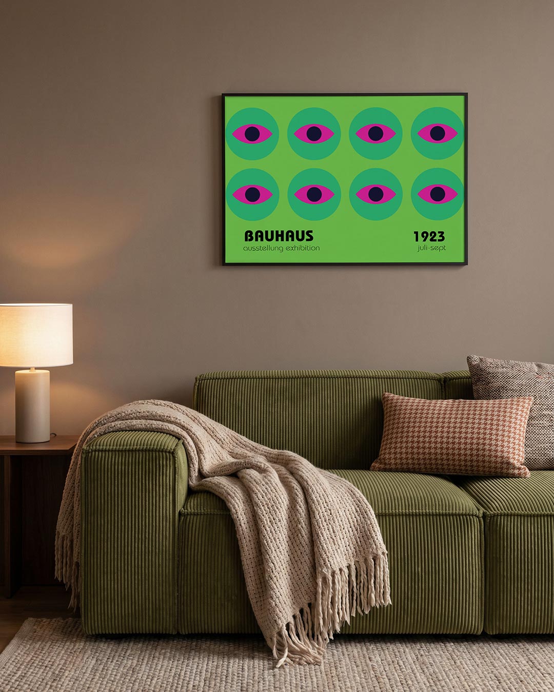 Oogvormen en cirkelritme Poster