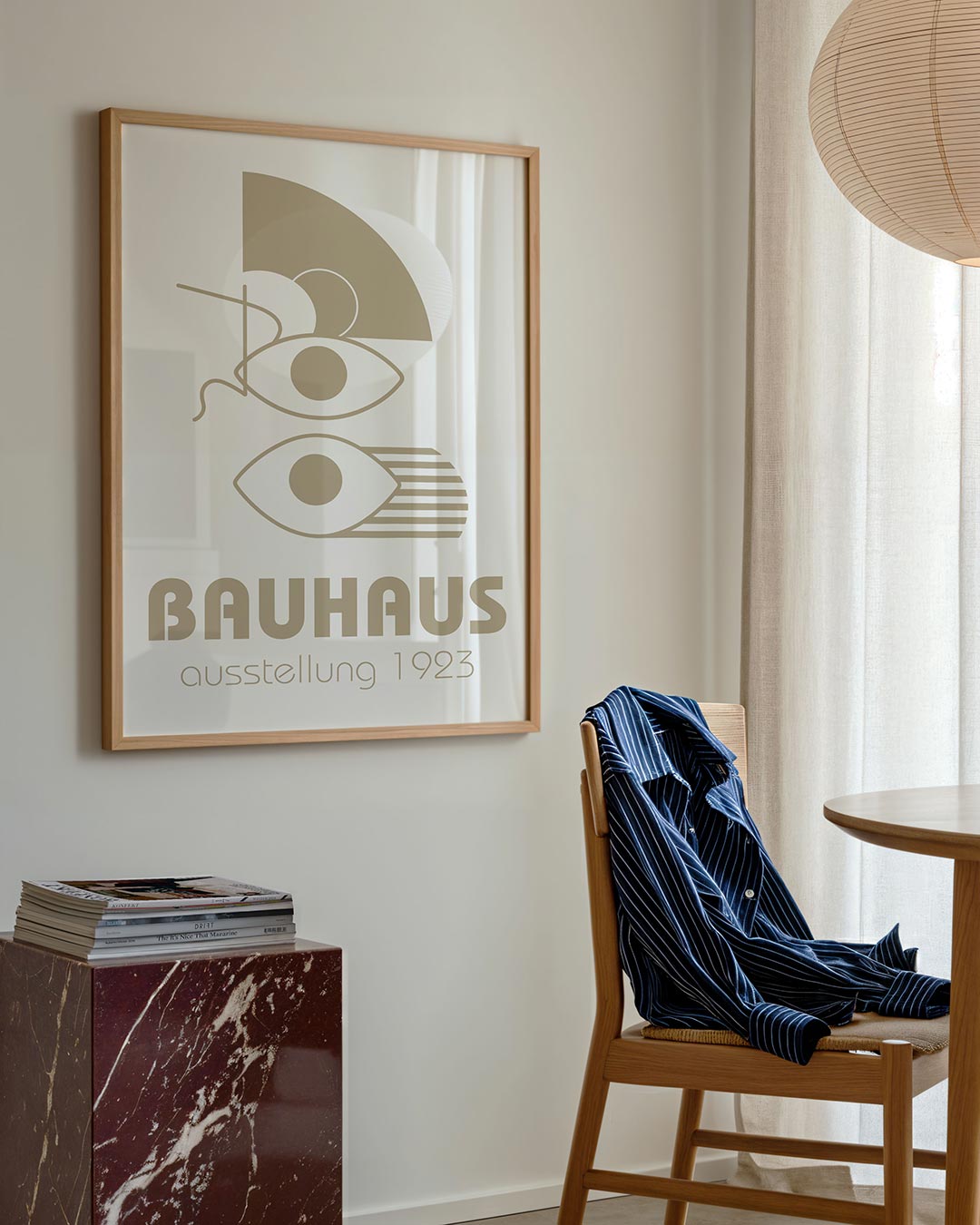Oogvormen en lijnen Poster