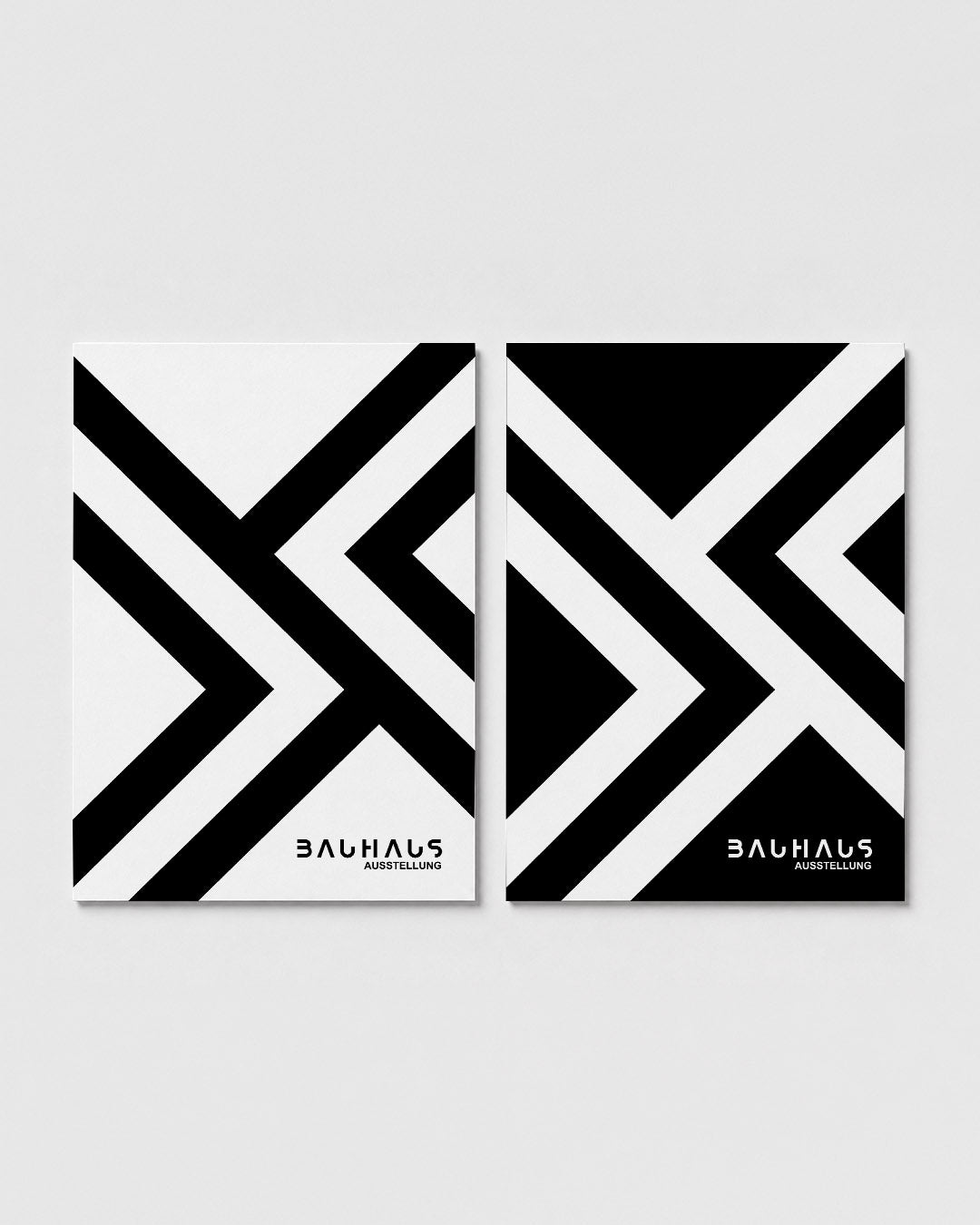 Zwart wit lijnenspel Posterset
