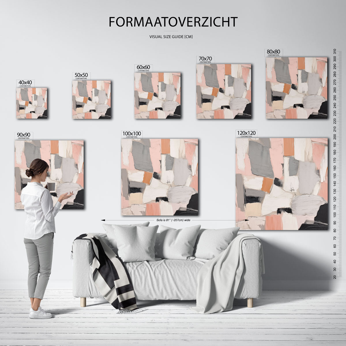 Abstracte vormen Poster